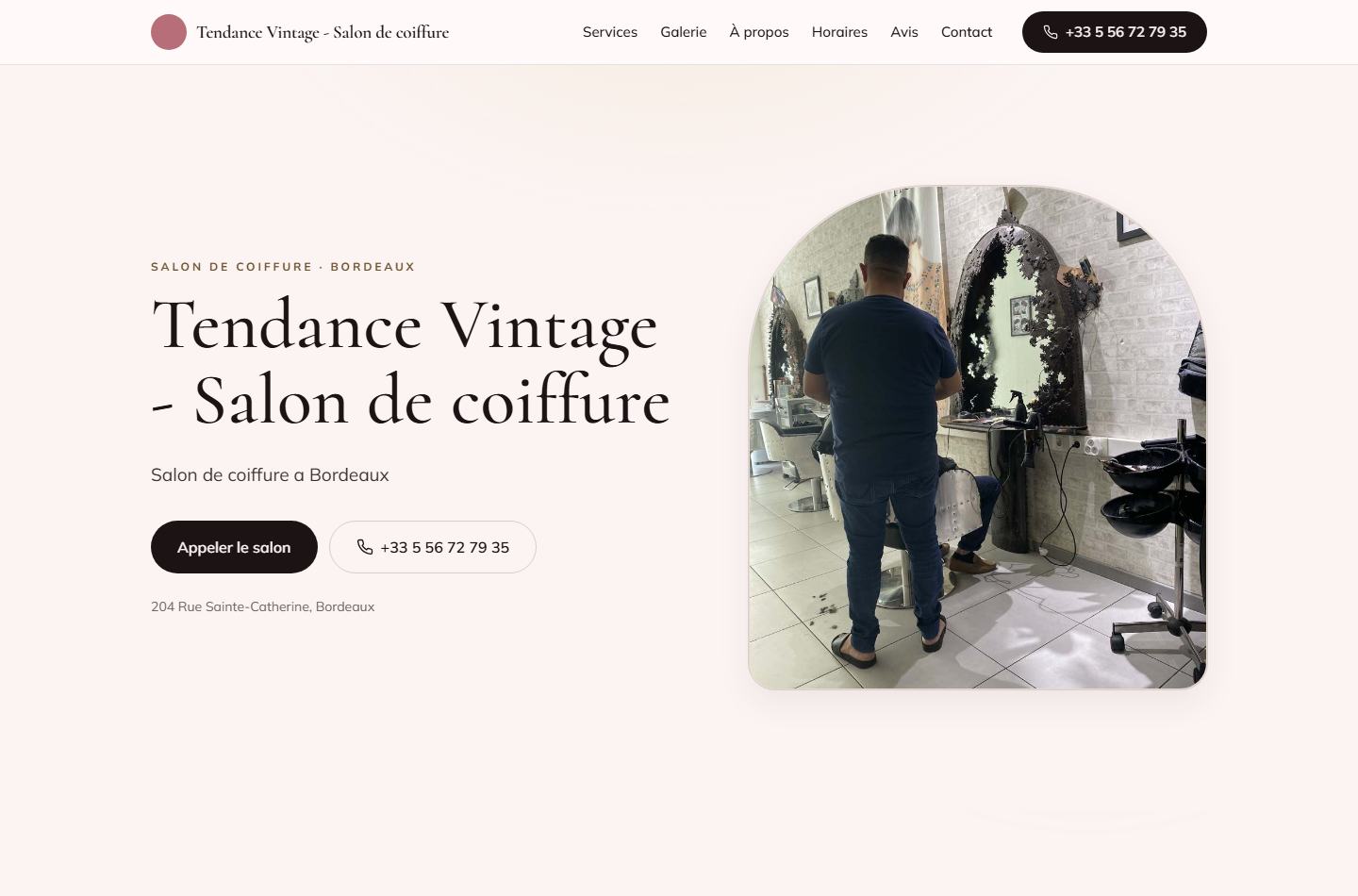 Capture de la vitrine Tendance Vintage